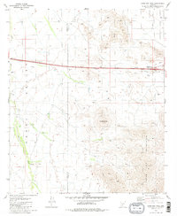 Antelope Peak 1981 topographic map thumbnail