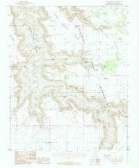 Antelope Point 1988 topographic map thumbnail