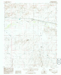 Apache Butte 1986 topographic map thumbnail