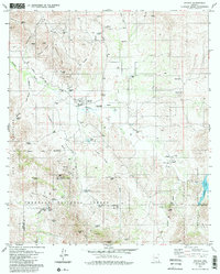 Arivaca 1979 topographic map thumbnail