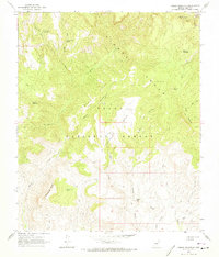 Armer Mountain 1964 topographic map thumbnail