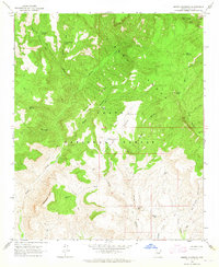 Armer Mountain 1964 topographic map thumbnail