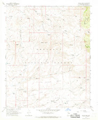 Arnold Mesa 1967 topographic map thumbnail