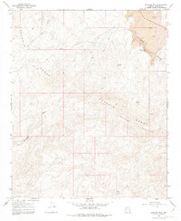 Arrastra Mtn 1967 topographic map thumbnail