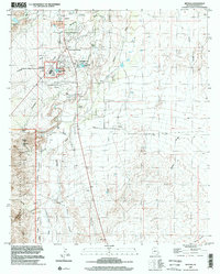 Artesia 1996 topographic map thumbnail