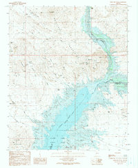 Artillery Peak 1990 topographic map thumbnail