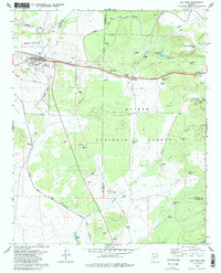 Ash Fork 1979 topographic map thumbnail