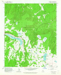Ashurst Lake 1962 topographic map thumbnail
