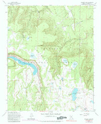 Ashurst Lake 1962 topographic map thumbnail