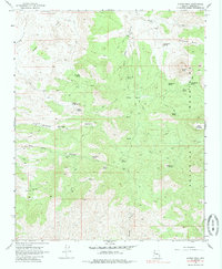 Austin Peak 1968 topographic map thumbnail