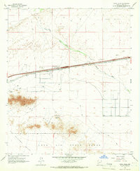 Aztec Hills 1965 topographic map thumbnail