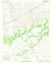 Aztec NW 1965 topographic map thumbnail