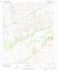 Aztec NW 1965 topographic map thumbnail