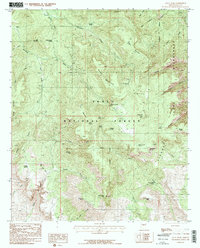 Aztec Peak 1986 topographic map thumbnail
