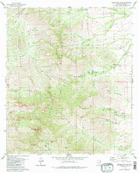 Baboquivari Peak 1979 topographic map thumbnail