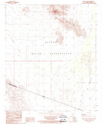 Bailey Peak 1988 topographic map thumbnail