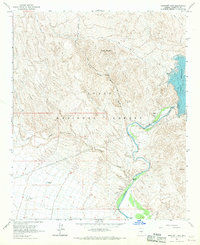 Bartlett Dam 1964 topographic map thumbnail