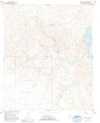 Bartlett Dam 1964 topographic map thumbnail