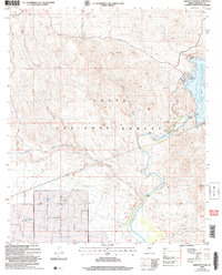 Bartlett Dam 2004 topographic map thumbnail