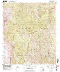 Bassett Peak 1996 topographic map thumbnail