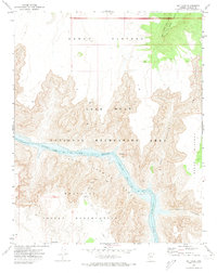 Bat Cave 1971 topographic map thumbnail