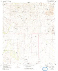 Batamote Hills 1981 topographic map thumbnail