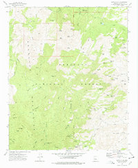 Battle Flat 1974 topographic map thumbnail