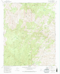 Battle Flat 1974 topographic map thumbnail