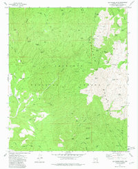 Battleship Butte 1974 topographic map thumbnail