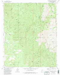 Battleship Butte 1974 topographic map thumbnail