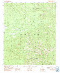 Beaverhead 1991 topographic map thumbnail