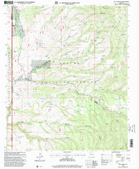 Bee Canyon 1997 topographic map thumbnail