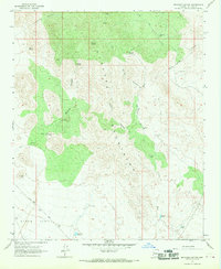 Beecher Canyon 1967 topographic map thumbnail