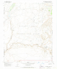 Begashibito Canyon 1967 topographic map thumbnail