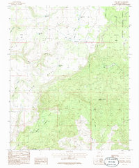 Behm Mesa 1986 topographic map thumbnail