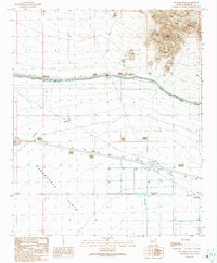 Big Horn Peak 1990 topographic map thumbnail