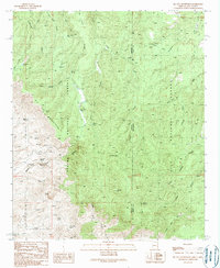 Big Lue Mountains 1989 topographic map thumbnail
