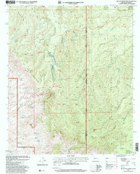 Big Lue Mountains 1997 topographic map thumbnail