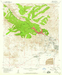 Bisbee 1958 topographic map thumbnail
