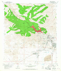 Bisbee 1958 topographic map thumbnail