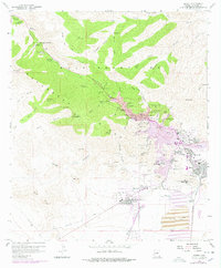 Bisbee 1958 topographic map thumbnail