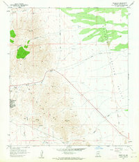 Bisbee NE 1958 topographic map thumbnail