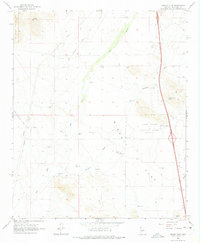 Biscuit Flat 1965 topographic map thumbnail