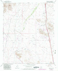 Biscuit Flat 1965 topographic map thumbnail