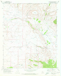 Bismarck Mesa 1969 topographic map thumbnail