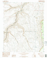 Bitter Springs 1985 topographic map thumbnail