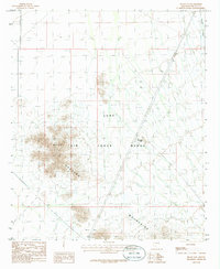 Black Gap 1986 topographic map thumbnail