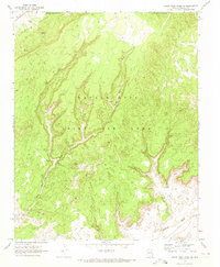 Black Mesa Wash NE 1970 topographic map thumbnail