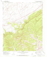 Black Mesa Wash NW 1970 topographic map thumbnail