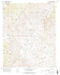Bloody Basin 1967 topographic map thumbnail